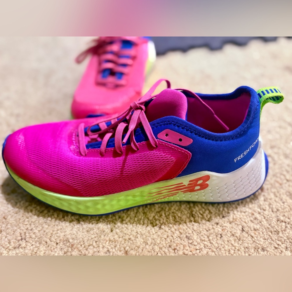 New Balance Pink and Blue Fresh Foam. 5.5. NWOT